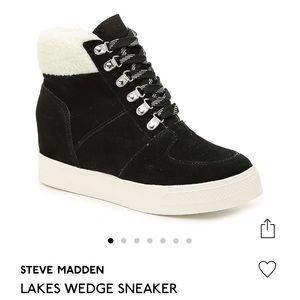 Steve Madden Lakes Wedge Sneaker size 8.5